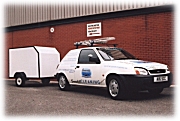 snowhill cleaning and valeting van